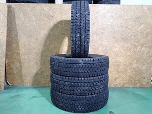 RB3338【送料無料195/80R15 107/105】4本 ブリヂストン VL-10 VL10 ハイエース キャラバン 中古スタッドレスタイヤ