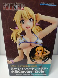 FAIRY TAIL　フェアリーテイル　ルーシィ・ハートフィリア・水着Gravure Style 限定版Noir 黒1/6フィギュア　真島ヒロ　未開封１円スタート