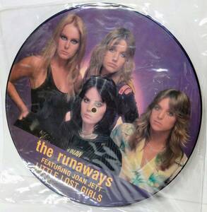 1987 The Runaways Featuring Joan Jett Little Lost Girls Vinyl LP 30cm 限定ピクチャーレーコード 　