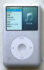Apple iPod classic バッテリー新品　60GB（シルバー・厚型）　現状品　送料全国一律無料