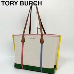 24E29 TORY BURCH トリーバーチ トートバッグ キャンバス