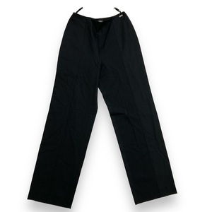 【221509】CHANEL シャネル スラックス パンツ ズボン 黒 ブラック レディース 表記サイズ36