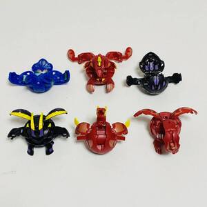 【中古品】SEGATOYS セガトイズ 爆丸 6個セット ヘリオス パーシバル ファーブニル エクセドラ ヘリオス etc. フィギュア