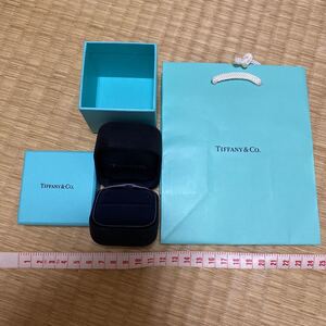 ティファニー TIFFANY&Co. ティファニーリング TIFFANY 空箱 TIFFANY&Co ジュエリーケース 紙袋 リングケース ブランド