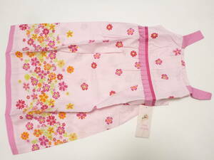 新品 JonaMichelle ジョナミッシェル★ピンク　花柄　お嬢様ワンピース　コットン　7　120　130