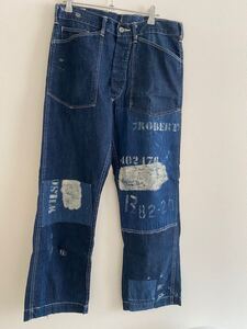 新品！RRL limited Edition 世界32本限定　M-35タイプ denim trousers デニムパンツ 限定 リミテッド