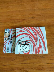 帯付き 初回限定盤 廃盤 ライズ K.O. RIZE しおんの王 OP