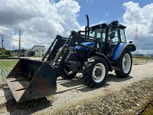 ★富山発★ NEW HOLLAND ニューホランド トラクター TS90 90馬力 フロントローダー HAYABUSA G245 エアコン付き 実働品 現車確認大歓迎！