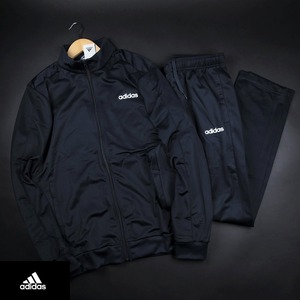 新品★adidas/アディダス/上下セット トリコット素材 トラックスーツW21/312紺/XO【2XL】