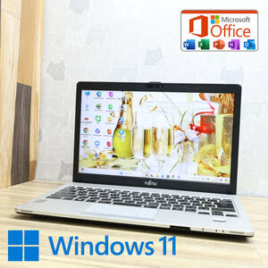 ★完動品 高性能5世代i5！500GB★FMV LIFEBOOK WTS17 Core i5-5200U Webカメラ Win11 MS Office 中古品 ノートPC★P73955