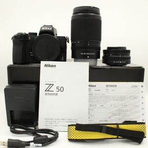 ショット数11208回 ≪極上品≫ Nikon Z50 ダブルズームキット #20250101-1229