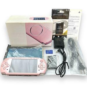 PSP-3000 PINK ピンク 本体 ゲーム機 SONY 新品電池付き