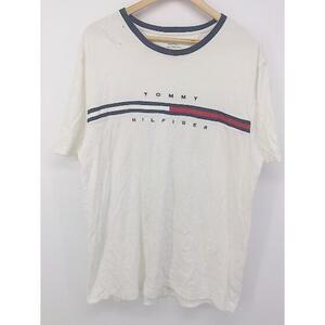 ◇ TOMMY HILFIGER トミーヒルフィガー 半袖 Tシャツ カットソー サイズXXL ホワイト メンズ P