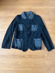 AD2003 tricot comme des garon 縮絨ウールセットアップ tk-j002 tk-s034 