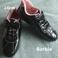 size24cm　Barbieエナメルスニーカー