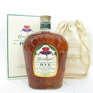 1円～【未開栓】CrownRoyal クラウンロイヤル ノーザン ハーベスト ライ ウイスキー 1000ml 45% 箱あり 11721037 1124