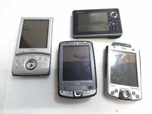 ◇5台セット まとめ HP iPAQ PE2050A HSTNH-L05C-WL TOSHIBA gigabeat MEV41 SHARP Zaurus MI-E21 PDA メディアプレイヤー 0106-10A @60◇