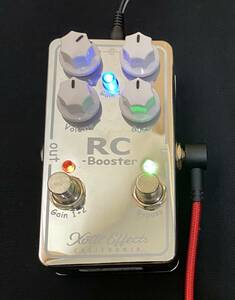 Xotic RC Booster RCB-V2 ブースター　美品　完動品　箱付き　電池スナップ破損につき格安にて