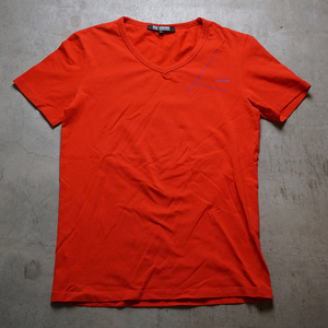 RAF SIMONS 2005 S/S グラフィックVネックTシャツ / ラフシモンズ 初期 アーカイブ