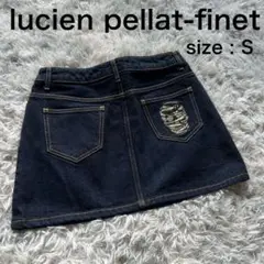 【美品】 lucien pellat-finet デニムミニスカート S