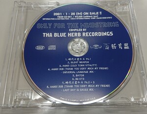 ★レア PROMO THA BLUE HERB 非売品 プロモ 日本語ラップ RAP BOSS THE MC DJ ONO 時代は変わる ブルーハーブ ボスザMC