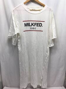 ミルクフェド 半袖 ワンピース ホワイト サイズONE レディース MILKFED. 24061402