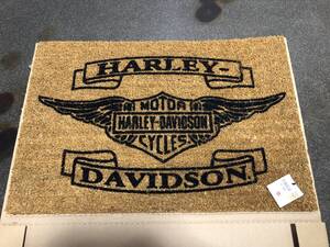 Harley-Davidson ハーレーダビッドソン 純正 DOOR MAT-WINGED B/S 96828-15V 玄関マット