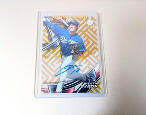 【RC 50シリ】2016 topps High Tek ロサンゼルスドジャース 前田健太 直書き直筆サインカード ゴールドフォイルパラレル 広島カープ 