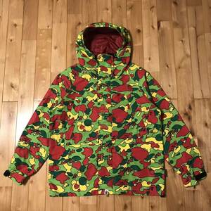 ★新品★ XL Psyche camo スノボジャケット a bathing ape BAPE sta camo snowboard jacket エイプ ベイプ 迷彩 サイケカモ g52