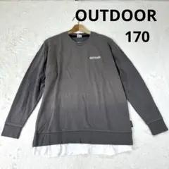 OUTDOOR アウトドア 長袖Tシャツ ロングT カットソー付