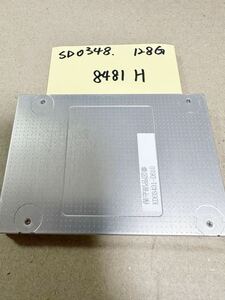 SD0348 /【中古動作品】TOSHIBA 内蔵 SATA SSD 128GB 動作確認済み　使用時間8481H