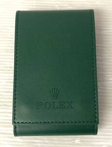 ★☆ト 美品 純正 ROLEX ロレックス 時計用携帯ケース ウォッチケース グリーン 時計入れ トラベルケース 保存ケース 収納Kケース K☆★