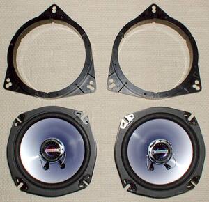 ADDZEST SRT172/GS-245A-01 COAXIAL 2-WAY SPEAKER UNIT 鳴動OK！ クラリオン/アゼスト 17cm 120W/4Ω コアキシャル スピーカー ペア