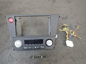 BL5 レガシィB4 2.0GT SpecB TUNED BY STI　２DIN/オーディオフェイス　エアコン操作パネル/ブラック　