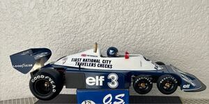 希少ゴムラバータイヤ仕様　タミヤ 1/10 電動RC Tyrrell P34 SIX WHEELER 1977 アルゼンチンGP F-1 RACING CAR 当時物！元箱無し。