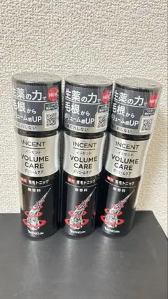 インセント 薬用育毛トニック ボリュームケア　3 本セット