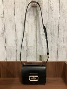 美品 COACH コーチ J2380-C0924 ブラック 保存袋有 レザー ショルダー調節可能