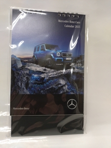 【非売品】メルセデスベンツ（ベンツ）2025年　卓上カレンダー【Merecedes-Benz】【激レア品】新品・未使用・未開封（送料無料）