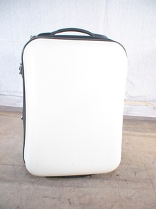 3643　白　スーツケース　キャリケース　旅行用　ビジネストラベルバック