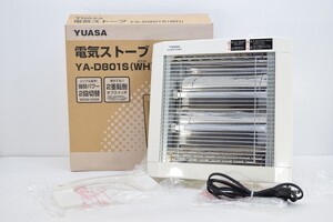 未使用 YUASA ユアサ YA-D801S(WH) 電気ストーブ 2016年製 ホワイト 電気ヒーター 暖房 暖房器具 家電 RM-852K/717