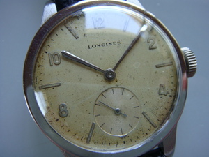 ◆ ロンジン 1937s LONGINES カラトラバ フラットベゼル 名機CAL.12.68Z 手巻き アプライド ジャンクロードペラン 世田谷発送 手渡し可