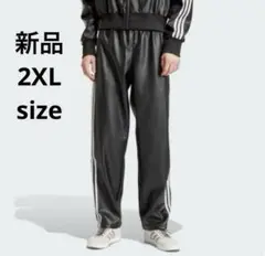 激レア！新品 adidas originalsフェイクレザー トラックパンツ