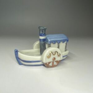 ROYAL COPENHAGEN◆ロイヤルコペンハーゲン/TOYS MINI COLECTION STEAM SHIP/フィギュリン/船/シップ 置物 オブジェ インテリア 北欧