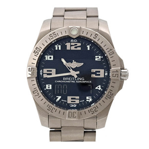 ブライトリング エアロスペース・エヴォ 43 E79363 クオーツ チタン メンズ BREITLING 中古 【時計】