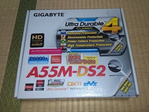 GIGABYTE　マザーボード　GA-A55M-DS2　BIOSまで動作確認済み　Socket FM1