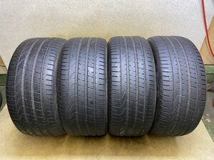 295/35R21（103Y）265/40R21（101Y）ピレリ PZERO TM N0 前後セット 中古4本 2020/21年製 バリ山 295/35/21 265/40/21