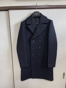 【即決】【良品】 ATO アトウ COAT メルトンチェスターコート BLACK ブラック 黒色 即決早い者勝ち