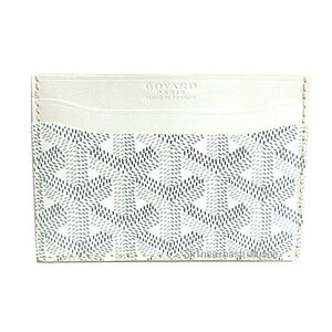 ≪新品≫ ゴヤール カードケース SAINT SULPICE サンシュルピス パスケース 名刺入れ 白 ホワイト Card Case Pass White