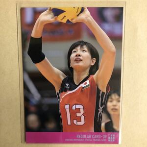 奥村麻依 2017 火の鳥NIPPON 女子 バレーボール トレカ カード 39 スポーツ アスリート トレーディングカード