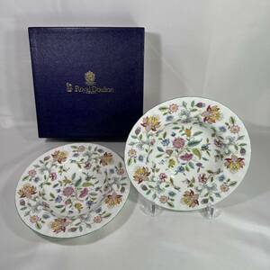 Minton ミントン Royal Doulton ロイヤル ドルトン スープ皿 ハドンホール 2枚セット 食器 洋食器 (RD-019)